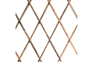 GDLC Traliccio Estensibile in Legno Bamboo Dimensioni 90x240 Cm.