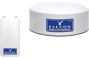 FALCON WORLD CLASS TECHNOLOGY Falcon EVO 4G Mobile Broadband Internet with MiMo Roof Antenna with Wifi 150Mbps (4G) Router/Can be used everywhere Caravan, Boot, Truck and Motorhome/Up to 10 Devices.