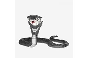 BlueBrixx Pro 108598 – Kobra (Diamond Blocks) aus Klemmbausteinen mit 2016 Bauelementen