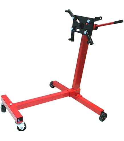 TRUTZHOLM Motorständer 550kg - 360° Drehbarer Montagekopf Mit Rollen