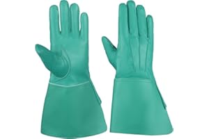 DASKZ LEATHERS Men's Long Cuff Gauntlets Gloves Piper Drummer Band Gloves