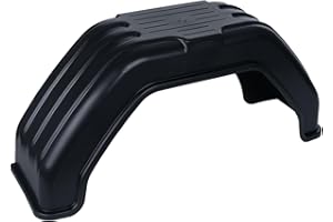 UNITRAILER Garde-Boue pour Remorque 13"–14" – Plastique PVC Résistant – 710x200 mm – Montage Universel sans Perçage