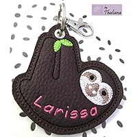 FAULTIER mit Namen personalisierbar Schlüsselanhänger Taschenanhänger tolles kleines Geschenk f. Geburtstag Muttertag