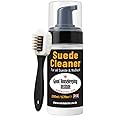 The Leather Clinic Suede & Nubuck Cleaner Foam 200ml for Shoes, Boots, Sandals, Trainers | Clean & Protect Dirt & Stains | Includes 3 Sided Suede Brush & Cleaning Cloth
