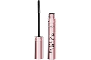 ‎L'OREAL PARIS L'Oréal Paris Paradise Big Deal Mascara Washable, Schwarze Wimpertusche für endlos lange Wimpern und gleichmäßiges Volumen, Kein Verklumpen oder verkleben & Wischfest, Für empfindliche Augen, 9,9ml