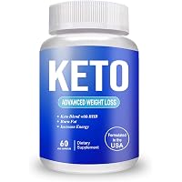 Keto Advanced Weight Loss Supplement Natural Advanced Fat Burner Green Tea and Coffee, Garcinia Cambogia, Apple Cider Vinegar (60 Capsules)