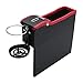 Produktbild TOOGOO Autositze auf der Seite der Aufbewahrungsbox Sandwich-Box PU-Leder-Multifunktions-Handy-Aufbewahrungsbox mit einem Getraenkehalter-rot schwarz (Rechte Seite)