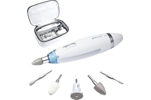 ‎PRORELAX prorelax Maniküre- / Pediküre-Set PERFECT | Damen/Herren | Professionelle Hand- und Fußpflege für Zuhause und unterwegs | 5 hochwertige Aufsätze aus chirurgischem Stahl