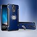 Produktbild Yhuisen Rüstung Dual Layer Heavy Duty Shockproof Schutzhülle mit 360 Grad drehenden Fingerring Halter und Magnet Car Holder Case für Huawei Maimang 6/Mate 10 Lite (Farbe : Blau)