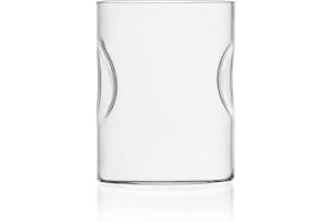 Ichendorf Milano Tumbler, Collezione Impronta, 40 cl, Vetro Borosilicato, Fatto a Mano