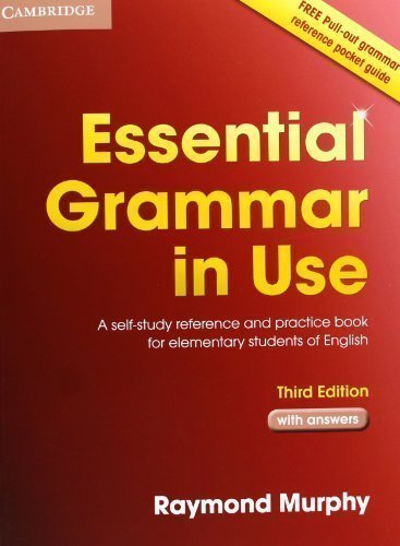 Book's Cover of Essential Grammar in Use with Answers: A Self-Study Reference and Practice Book for Elementary Students of English by Murphy, Raymond 3rd (third) Edition (2007)