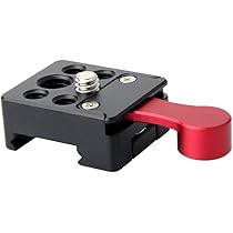 Universele Aluminium Legering Quick Release Plaat - 50mm - Geïntegreerd
