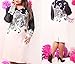 Smile YKK White Women Lace Long Sleeve Large Plus Size Print Dress 4XL