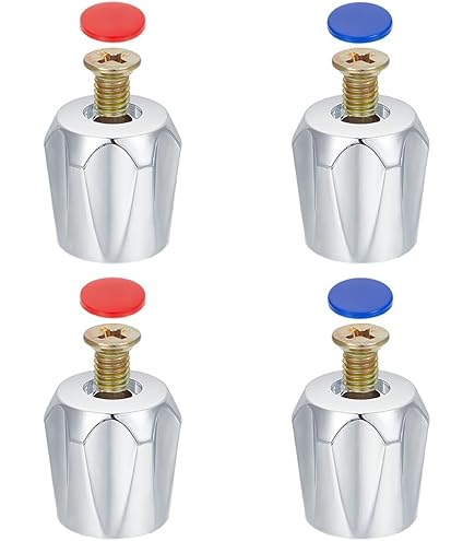 Manopola Valvola In Ghisa PATIKIL 43x20mm - Giallo Per Bagno E Cucina Con Viti - Foto 7