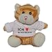 Produktbild Plüsch Braun Katze Schlüsselhalter mit T-shirt mit Aufschrift Ich liebe Blackberry (Vorname/Zuname/Spitzname)