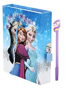 SHREE TECHNESH Fairy Angel Lock Diary with Unicorn Designer Pen for Kids Girls (20.5 X 14 X 3 cm)