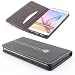 Produktbild Handy Schutz Tasche Noble Series Cover für Samsung Galaxy [S6 EDGE PLUS +] edle Book Style Hülle mit Aufstellfunktion und Kartenfach ScorpioCover schwarz