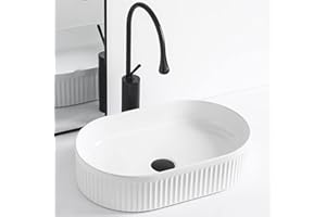 Rea Bathroom Sink Made of Ceramic Venda - White - REA-U0603