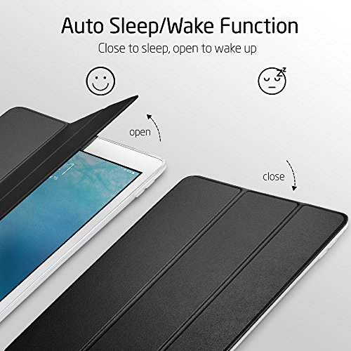 iPad Pro 9.7 Hülle, ESR® Auto aufwachen/Schlaf Funktion Ledertasche mit Durchschaubar Rückseite Abdeckung mit Muster Schutzhülle für iPad Pro 9.7 (Regenbogen) - 4