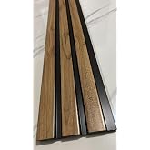 ATC 12x145 cm A&ccedil;ık Meşe PVC Duvar Lambiri Ofis Salon Tv Arkası Dekoratif Lmabiri Panel