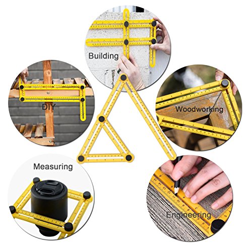 URXTRAL Messgerät angle-izer Vorlage Werkzeug viereckigen Lineal Mechanismus Slide Y für Handwerker - 4