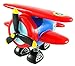 Produktbild Red & Blue Bi-Plane Bobble Piggy Bank Biplane by Private Label by Zeckos