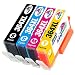 Produktbild Kingway Ersatz für HP 364XL Druckerpatronen arbeiten mit Photosmart 5520 B110a 7520 5510 5515 6510 6520 7510 5522 B010a C6380 C410b C310a C309g Deskjet 3522 3070A Officejet 4620 4 Stück (1 Schwarz, 1 Cyan, 1 Magenta, 1 Gelb)