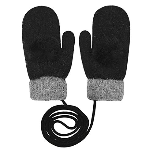 Preisvergleich Produktbild Liying Neu Damen Fäustlinge Handschuhe Fausthandschuhe Warmer Strickhandschuhe Winterhandschuhe Weihnachten Geschenk für Winter