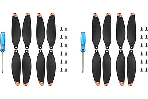 HORIZON FLOW 32x/16x Propellers For DJI Mini 2 SE/Mini 2 / Mini SE Replacement 4726 FM Prop Blades Low noise Wings for Drone Accessories Screws & Screwdrivers Colour Tips (16x Orange Tip)