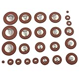 Incluye almohadillas 26 piezas £ ¬ utilizando importado italiano pastillas de oveja, buena hermeticidad, resistente al desgaste y duradero?