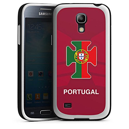 Samsung Galaxy S4 mini Hülle Silikon Case Schutz Cover Portugal EM Trikot Fußball Europameisterschaft