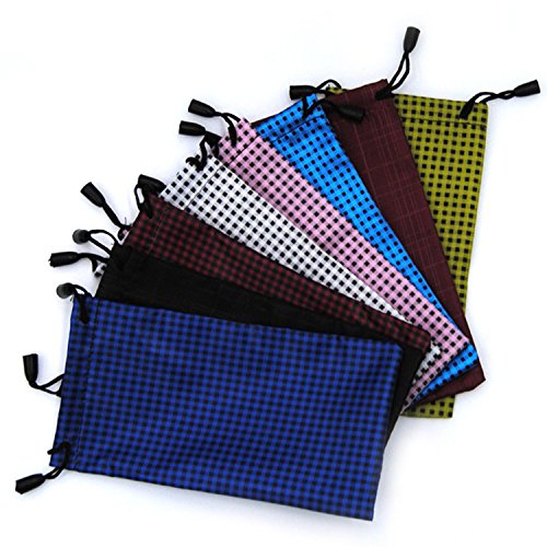 Preisvergleich Produktbild Vococal - 10 Stk Sonnenbrillen / Brillen / Rasierer Aufbewahrungstasche Tasche - Punkte Muster - Microfiber Drawstring Reinigung Aufbewahrungstasche Tasche, Zufällige Farbe