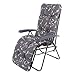 Produktbild Relaxsessel Relaxliege Gartenmöbel Terrasse 100x59x97cm Floral Motiv Blume