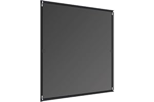 Windhager Insektenschutz und Sonnenschutz-Rahmenfenster, reduziert Sonneneinstrahlung, Fliegengitter, Alurahmen für Fenster, Selbstbausatz 100 x 120cm, anthrazit