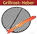 Produktbild 3in1 Grillheber Grillreiniger Stütze Grillrostheber GRILL Heber Grillrost Heber
