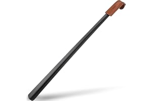 ZOMAKE Extra Long Chausse Pied,Metal Chaussé Pied Manche Longue 72cm/80cm Chausse-pieds Inox Grand Chausse Pieds avec Crochet,Chausse-pied Acier Inoxydable pour Hommes Femmes