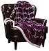 Produktbild Chanasya Super Soft Ultra Plüsch Heilung Gedanken Warm Hugs posivite Energie Komfort Caring Geschenk Überwurf Decke, Polyester, aubergine, 65 x 50 Inches
