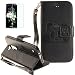Produktbild LG K7 X210 K8(2016) Hülle mit Panzerglas,ISENPENK Original Flip Bookstyle Cover Wasserdicht Shockproof Anti Slip Protection Stoßfest Leather Case mit Standfunktion,3D Panda Print Muster Pattern Wallet Case mit Intern Karte Schlitz,Anti-Sturz Stoßdämpfend Magnetic Closure Handygürtel Wallet Tasche Schutzhülle Leathertasche für LG K7 X210 K8(2016) 5.0Zoll-[schwarz]+Panzerglas/Schutzfoile/Displayschutzfolie