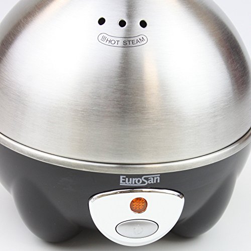 Eurosan ESHE Eierkocher Mikroelle, schwarz / edelstahl - 2