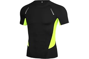 Terecey Camisetas Manga Corta Hombre, Camiseta Deporte Hombre Camisetas Gimnasio Hombre Camiseta Fitness Hombres Ropa Deportiva para Hombre Camiseta Gym