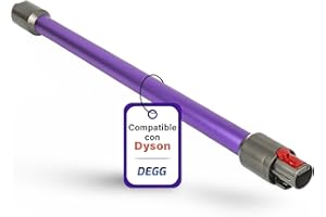 DEGG Tube Télescopique, Compatible avec Aspiradora Dyson V7, V8, V10, V11 y V15, Tubo Telescópico 32MM, Tubo de Extensión, Tubo de Aspiradora, Accesorios para Aspiradora - Color: Morado