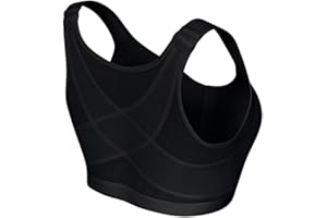 GELENTEA BeerMmay Soutien-Gorge correcteur de Posture, Soutien-Gorge de Soutien de Posture sans Fil, Respirant, Fermeture sur Le Devant, sous-vêtements pour Femme, Yoga, Sport