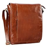 Abmessungen (BxHxT): 27 x 35 x 8 cm | Modell: Paul | Material: Leder | Lederart: Büffelleder | Gewicht: 910 Gramm | Hersteller: STILORD | Kompatibilität: Hauptfach (ungepolstert) für 13,3 Zoll Tablets, iPads und MacBooks (26 x 30 cm)