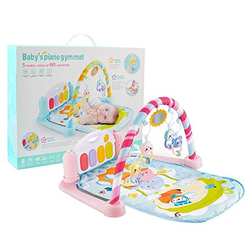 PROKTH Kick and Play Piano Gym, Baby Gym Playmat con centro attività, musica e suoni Playmat Discovery Tappeto per neonati Toddlers Newborn 1-36 Mesi