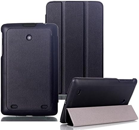 Tsmine LG G Pad V480 8-Inch Tablet Case - Premium Tri-fold Auto Sleep/Wake Up PU Leather Case Stand for LG G Pad 8.0 V480, Black
