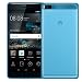Produktbild Huawei P8 Soft Silikon Case, Conie Mobile Klare Hülle, Crystal Clear Premium TPU Rückschale in Blau