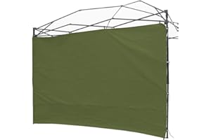 NINAT Canopy Sunwall 3M Sunshade Privacy Panel for Gazebos Tent Waterproof Sun Wall for Straight Leg Gazebos 1 Pack Sidewall Only (Canopy Frame Not Included) Green Panel Wall
