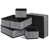 PARA CAJONES O CÓMODAS: Con sólo colocar estas cajas para guardar ropa interior y artículos de bebés en un cajón, tendrá el orden que necesitaba. Como tienen un diseño bonito, también puede colocarlas encima de la cómoda o en las estanterías.
