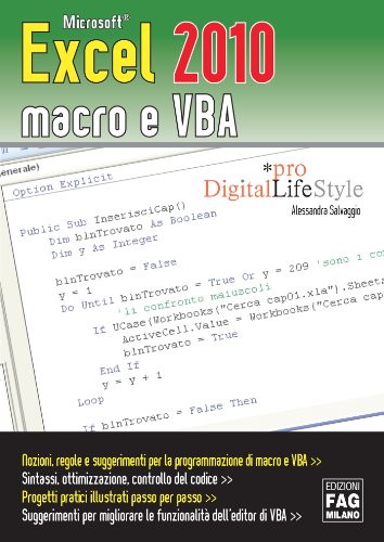 Microsoft Excel 2010 macro e VBA (-) Microsoft Excel 2010 macro e VBA (-)