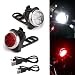Produktbild HCFKJ Radfahren Fahrrad 3 Led Kopf Vorne Abluftgebläse Mit Usb Wiederaufladbare Schwanz Clip Licht Lampe